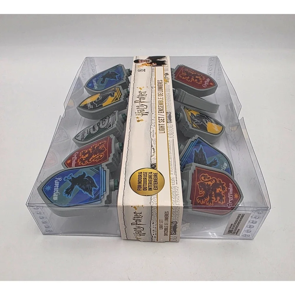 Harry Potter™ House Shield Crest Light Set Kurt Adler Christmas String